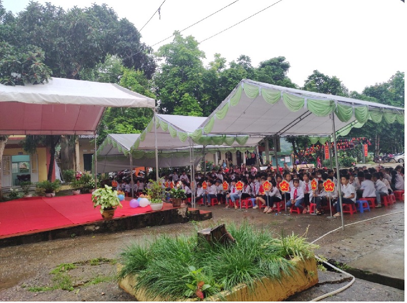 Lễ tổng kết trường Tiểu học xã Cao Lâu (Nguồn: Ban Biên tập xã)