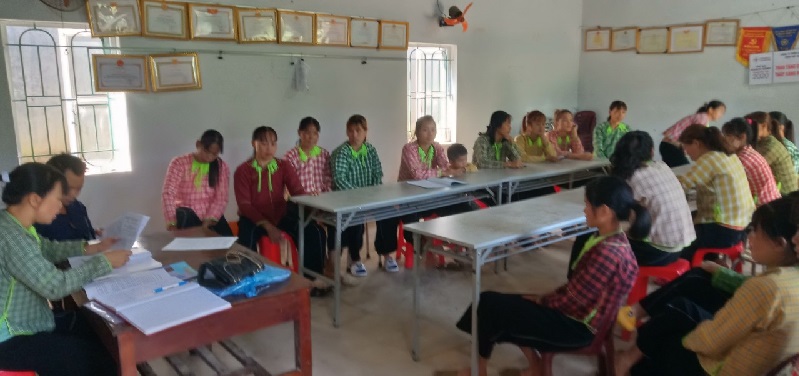 Buổi tọa đàm Chị em phụ nữ thôn Nà Thâm, xã Cao Lâu