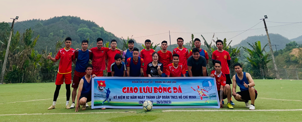 Hoạt động giao lưu bóng đá Đoàn Thanh niên 2 xã Cao Lâu – Xuất Lễ.