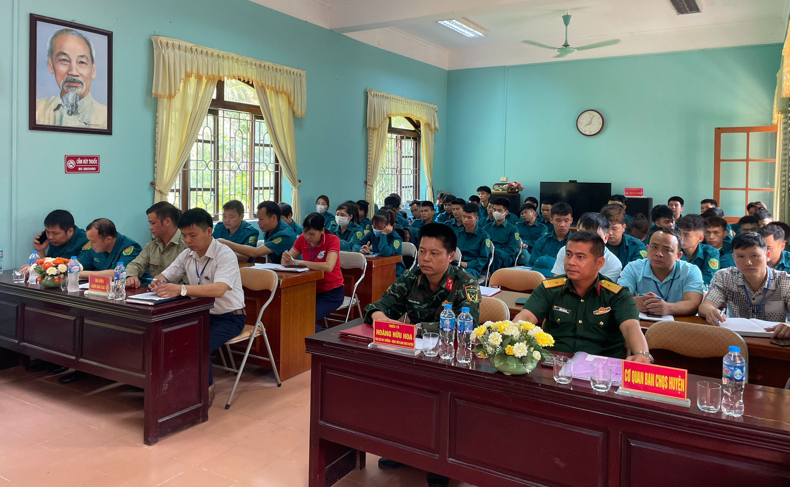 Khai mạc huấn luyện dân quân năm thứ nhất năm 2023 tại xã Cao Lâu