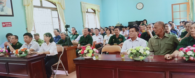 Chương trình gặp mặt Đoàn CCB Tiểu đoàn 8 Cao Lộc về thăm chiến trường xưa và giao lưu với cấp ủy, chính quyền, Nhân dân trên địa bàn xã Cao Lâu.
